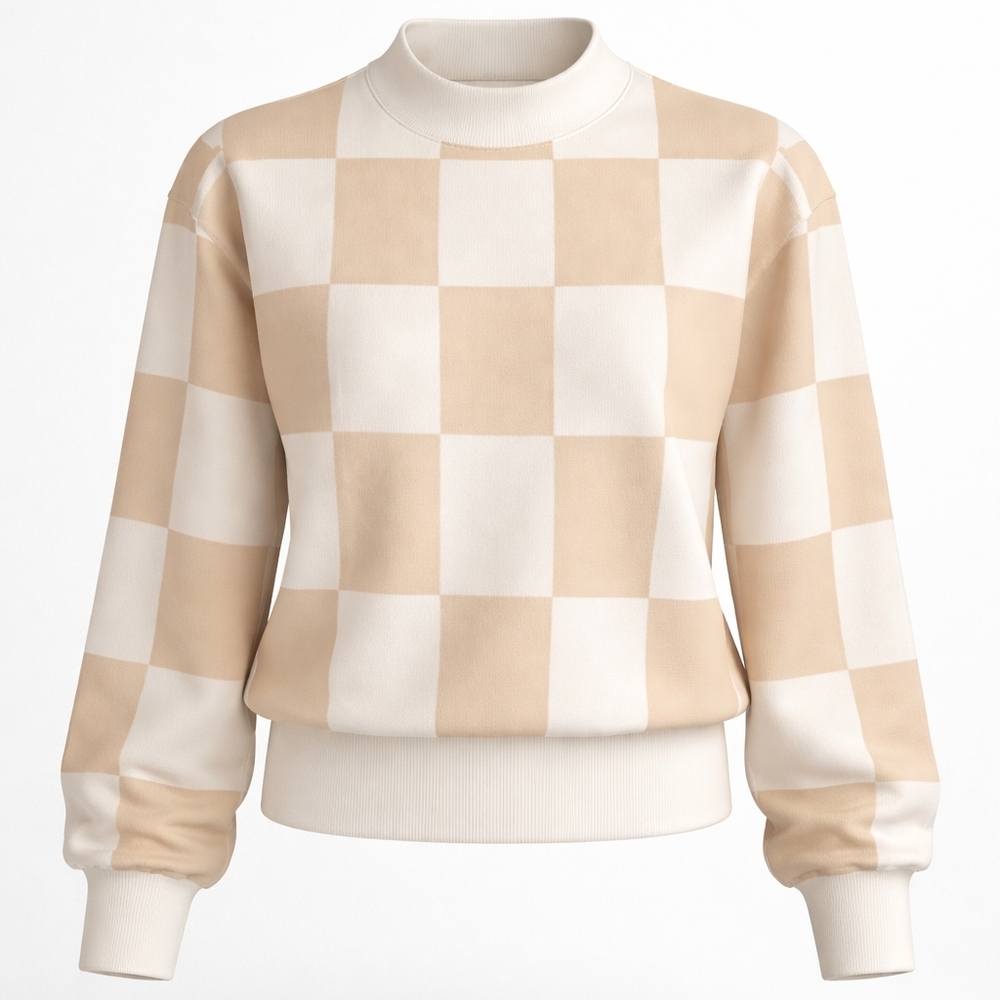 Moshu Women's Trendy Oversized Ribbed Knit Pullover Sweater - NWT - Picture 2 of 6